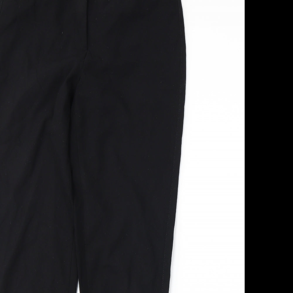 Womens UK Size 10 Marks and Spencer Regular Fit  Black Trousers