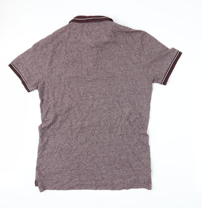 Nutmeg Mens Red    Polo Size S