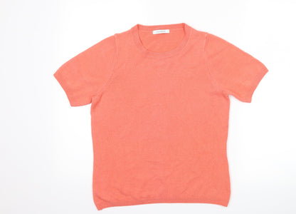 Womens UK Size 8 Marks and Spencer Pink Basic T-Shirt