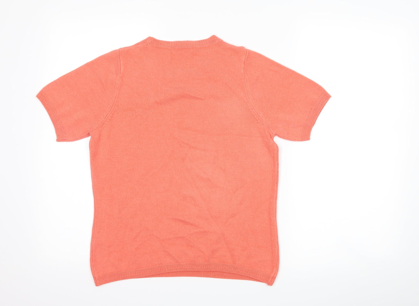 Womens UK Size 8 Marks and Spencer Pink Basic T-Shirt