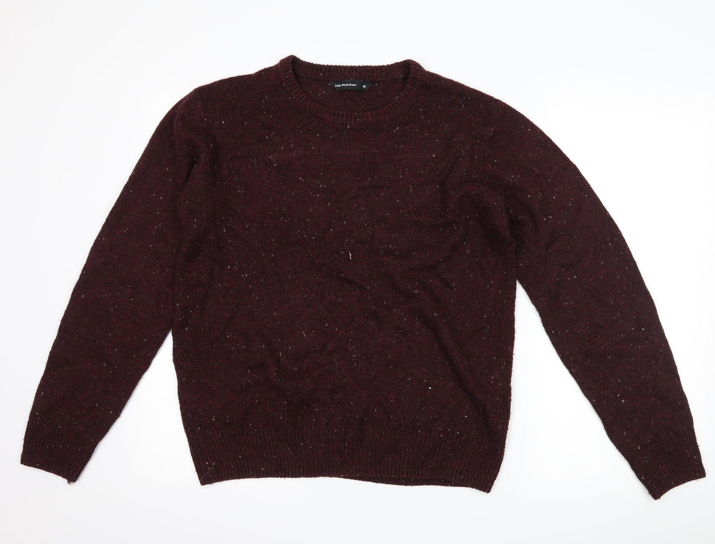 Cedar Wood State Mens Purple   Pullover Jumper Size M