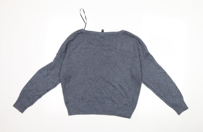 H&M Womens Blue   Pullover Jumper Size M