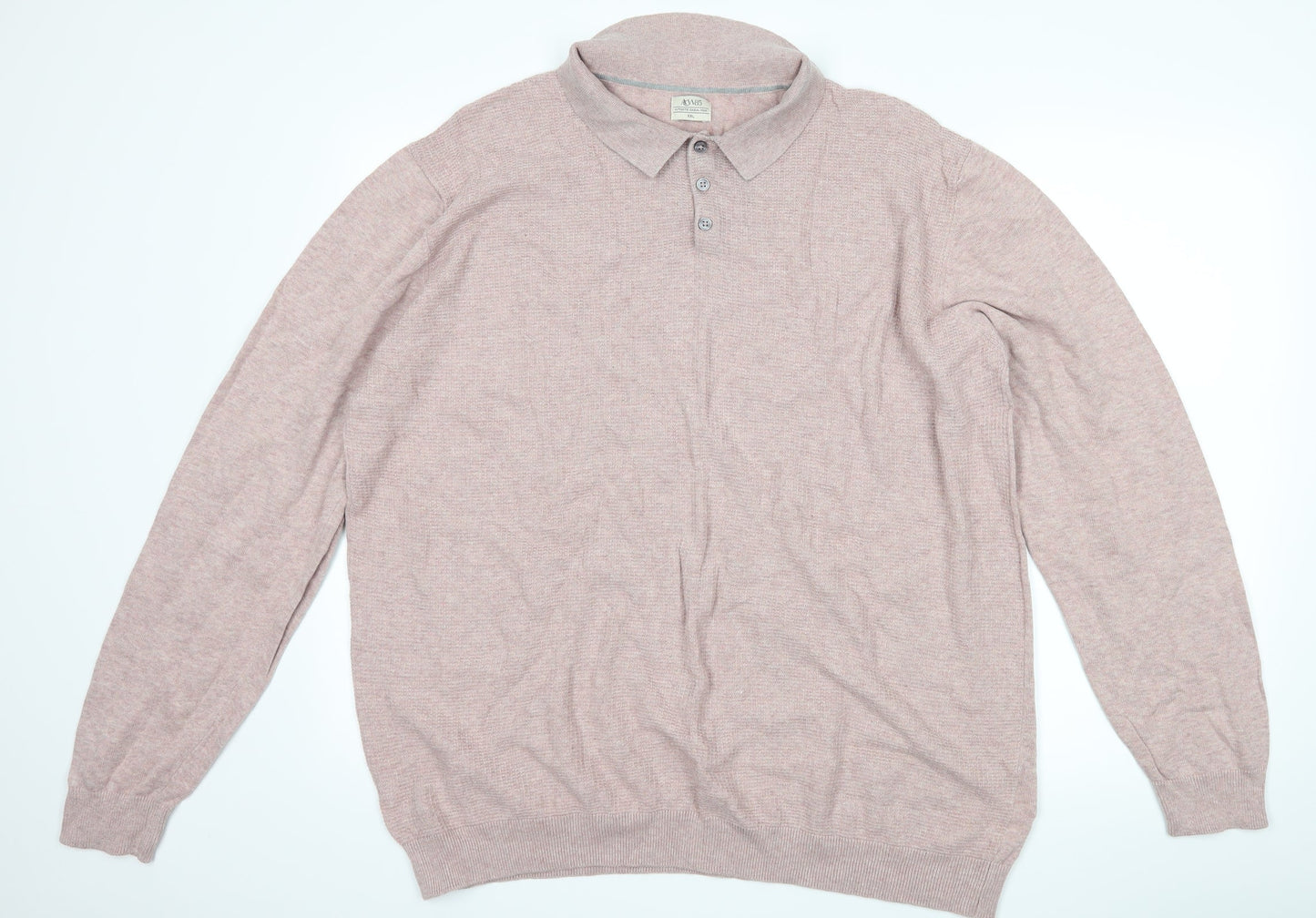 Matalan Mens Pink    Polo Size 2XL