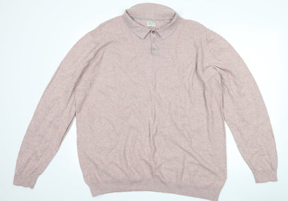 Matalan Mens Pink    Polo Size 2XL