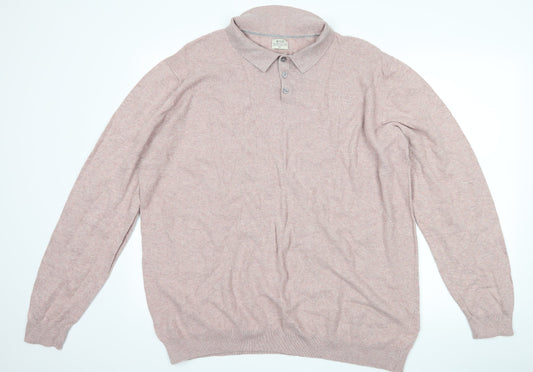 Matalan Mens Pink    Polo Size 2XL