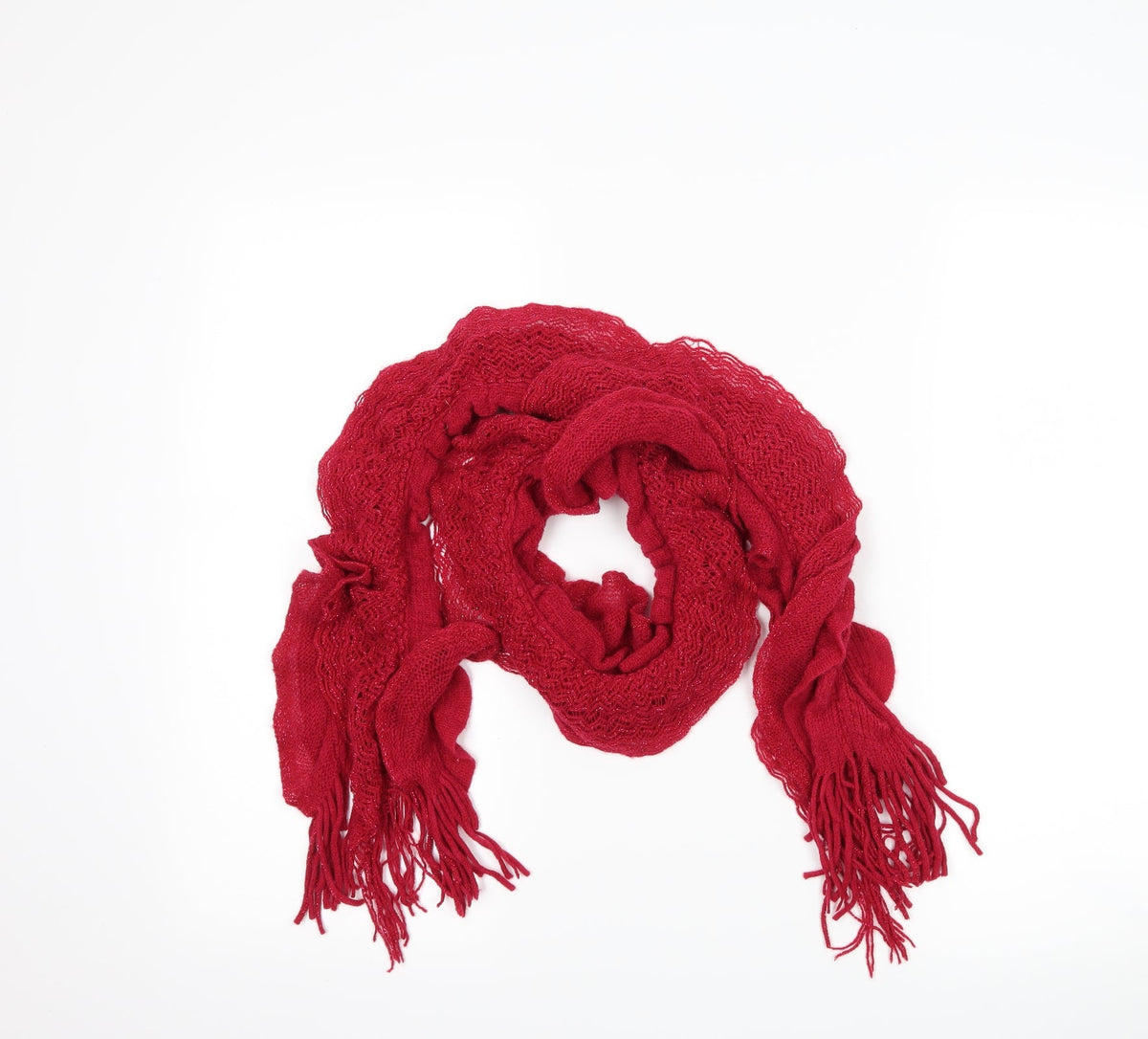 Preworn Womens Pink    Scarf