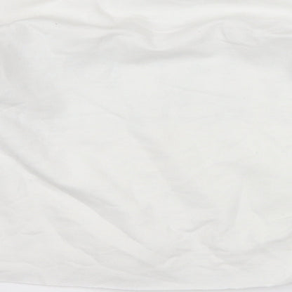 Miss Selfridge Womens White   Pullover Sweatshirt Size S  - slogan