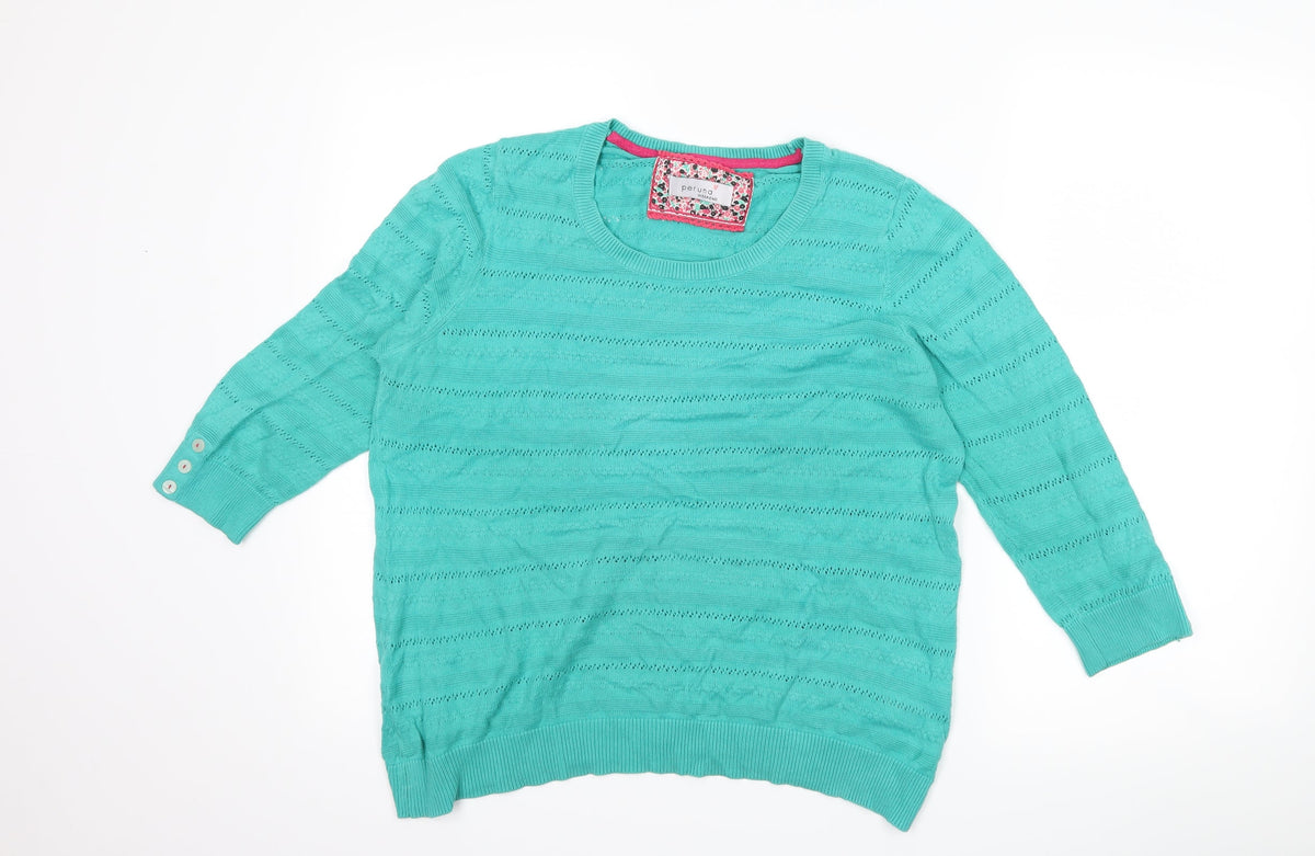 Marks & Spencer Womens Green   Pullover Jumper Size 12
