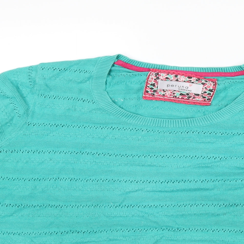 Marks & Spencer Womens Green   Pullover Jumper Size 12