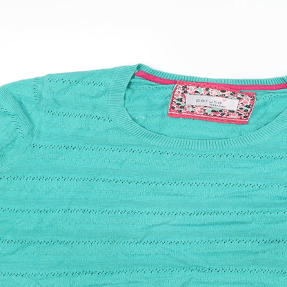 Marks & Spencer Womens Green   Pullover Jumper Size 12