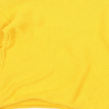 Papaya Womens Yellow   Pullover Jumper Size S