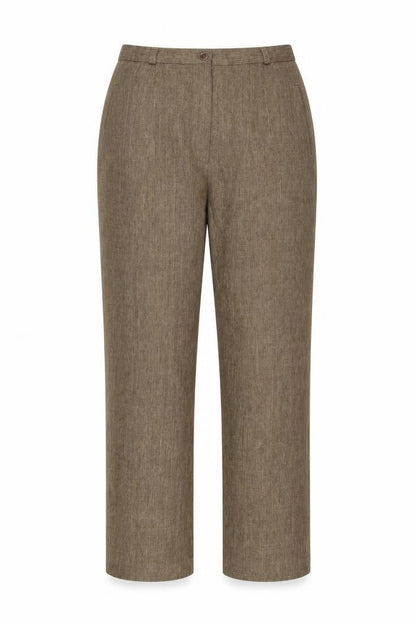 Womens UK Size 16 Berkertex Regular Fit  Brown Trousers