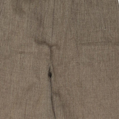 Womens UK Size 16 Berkertex Regular Fit  Brown Trousers