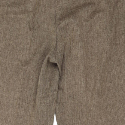 Womens UK Size 16 Berkertex Regular Fit  Brown Trousers