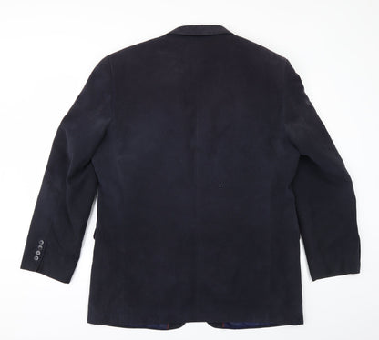Mens UK Size 42 Marks and Spencer Regular Blue Suit Jacket