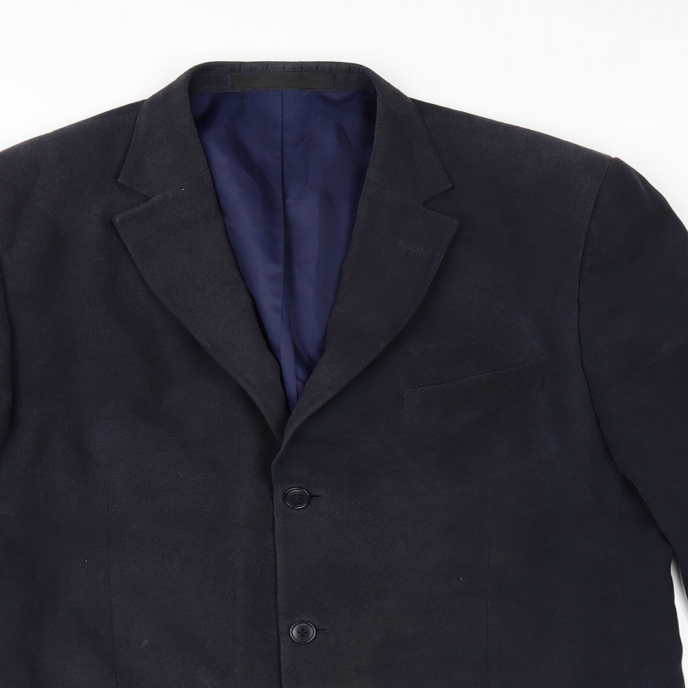 Mens UK Size 42 Marks and Spencer Regular Blue Suit Jacket