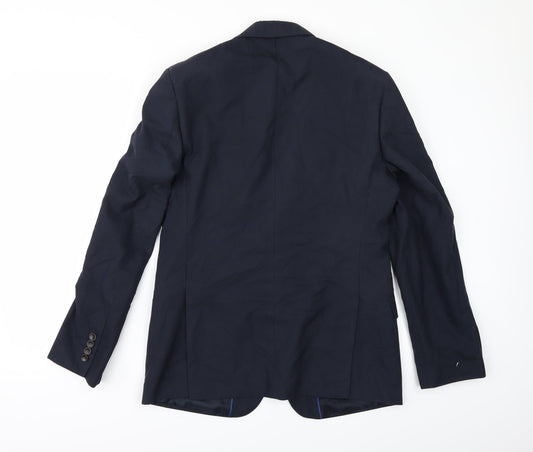 Mens UK Size 38 Marks and Spencer Regular Blue Suit Jacket