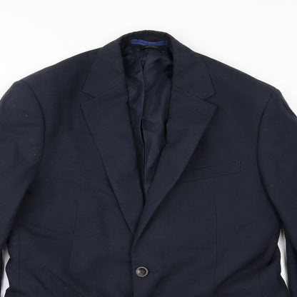 Mens UK Size 38 Marks and Spencer Regular Blue Suit Jacket