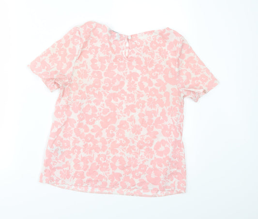 Womens UK Size 8 New Look Pink Tunic Blouse