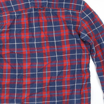 Mens UK Size S Preworn Multicoloured  Button-Up Long Sleeve Casual Shirt