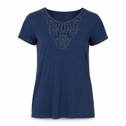 Charter Club Womens Blue   Basic T-Shirt Size M