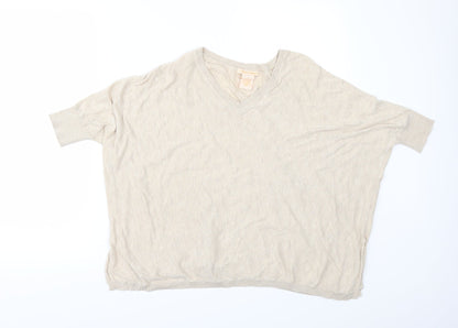 Sweet Romeo Womens Beige   Pullover Jumper Size S