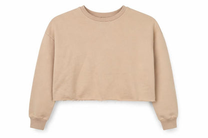 Primark Womens Beige   Pullover Sweatshirt Size S  - cropped