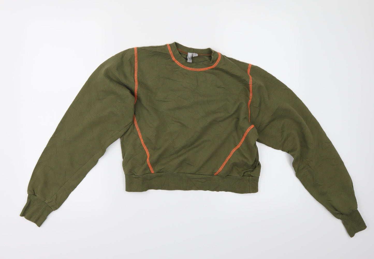 Womens UK Size 6 ASOS Green Pullover Sweatshirt