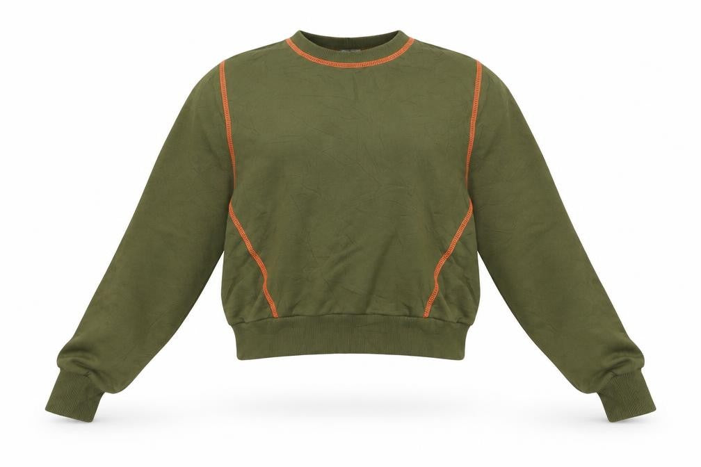 Womens UK Size 6 ASOS Green Pullover Sweatshirt