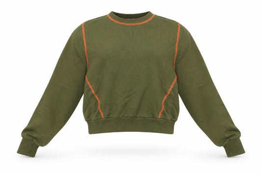 Womens UK Size 6 ASOS Green Pullover Sweatshirt