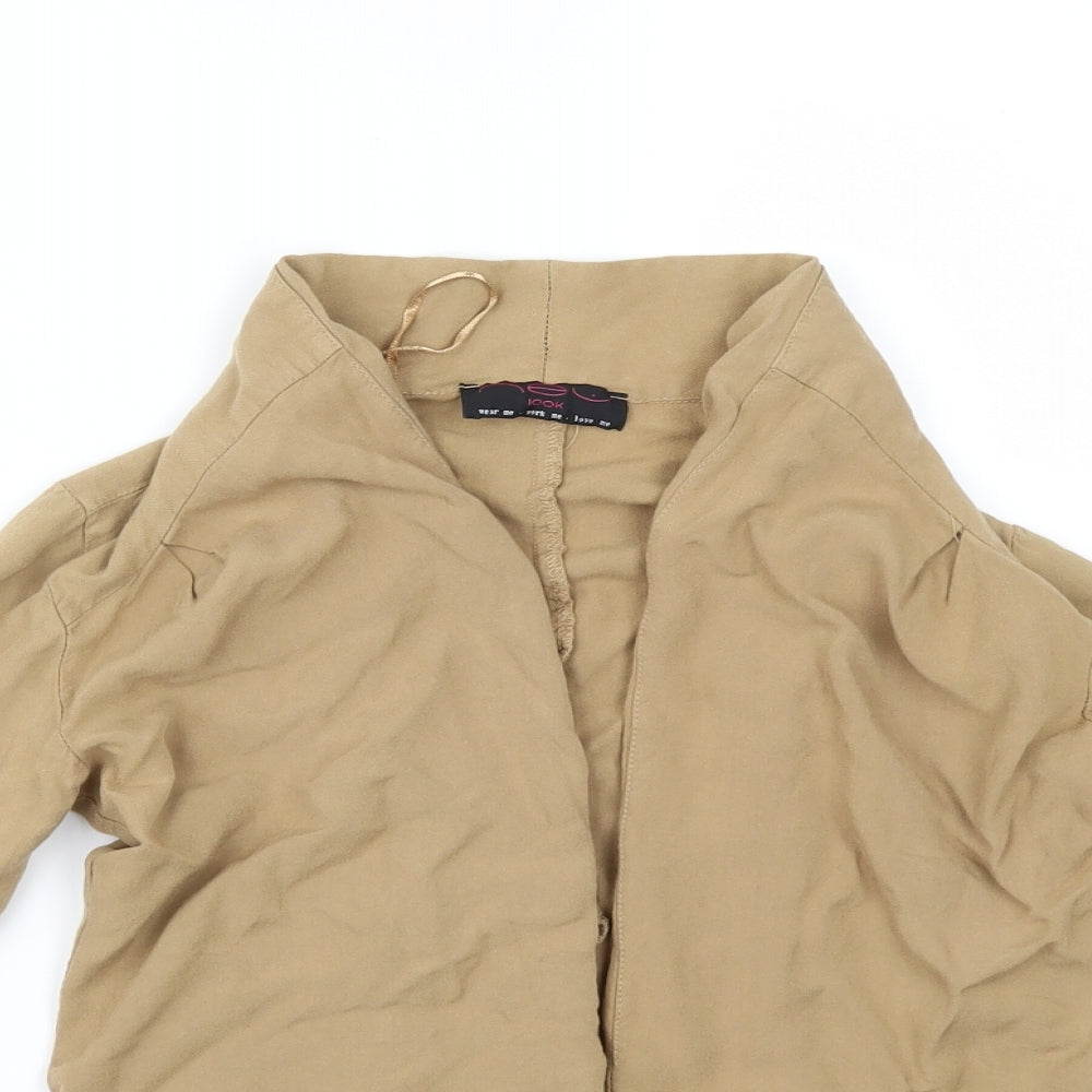 New Look Womens Beige   Jacket  Size 8
