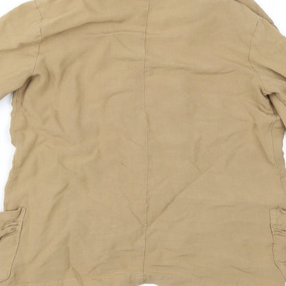 New Look Womens Beige   Jacket  Size 8