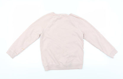 Next Girls Pink   Pullover Sweatshirt Size 10 Years