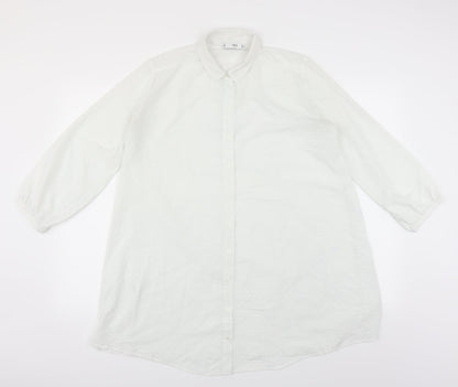 MNG Womens White   Basic Blouse Size S