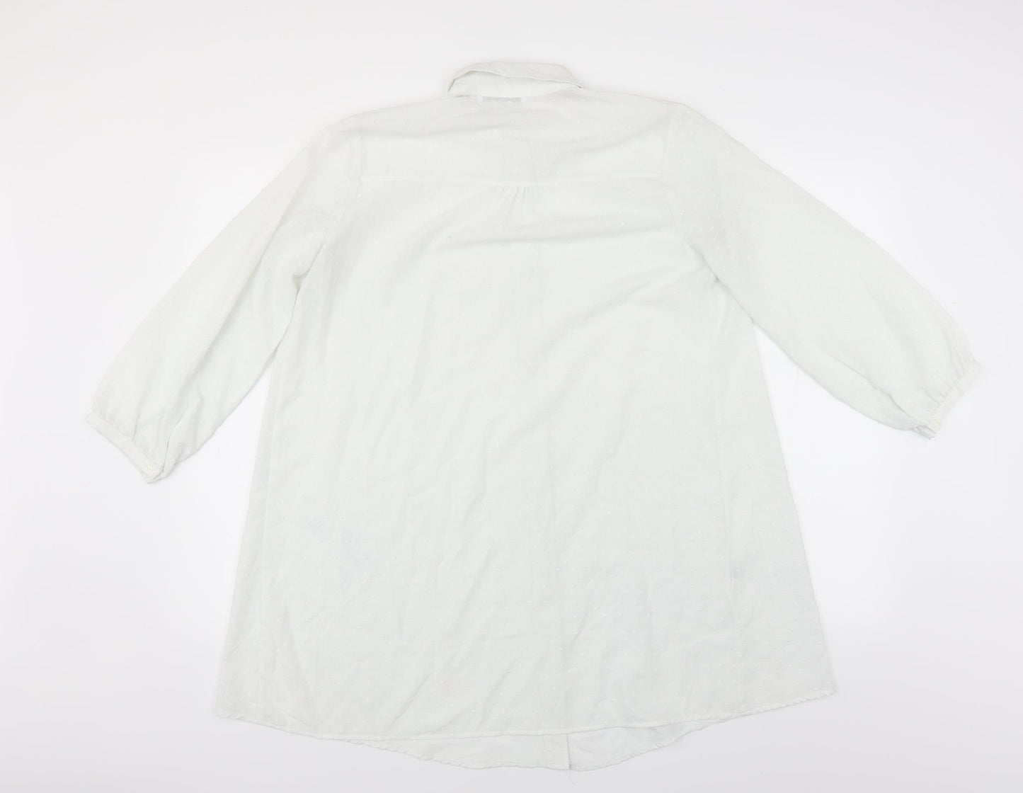 MNG Womens White   Basic Blouse Size S