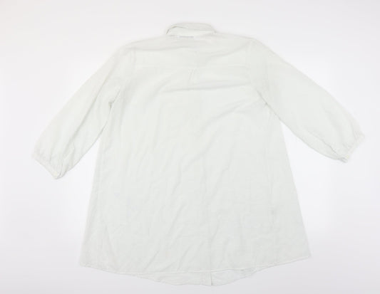 MNG Womens White   Basic Blouse Size S