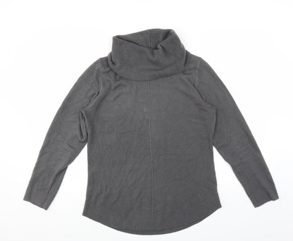 Bassini Womens Grey   Pullover Jumper Size M