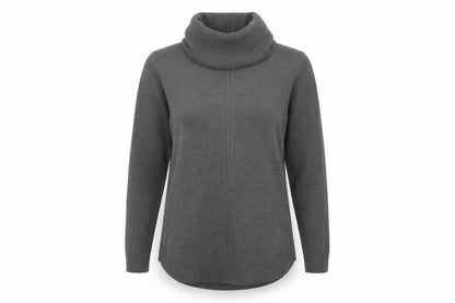 Bassini Womens Grey   Pullover Jumper Size M