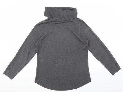 Bassini Womens Grey   Pullover Jumper Size M