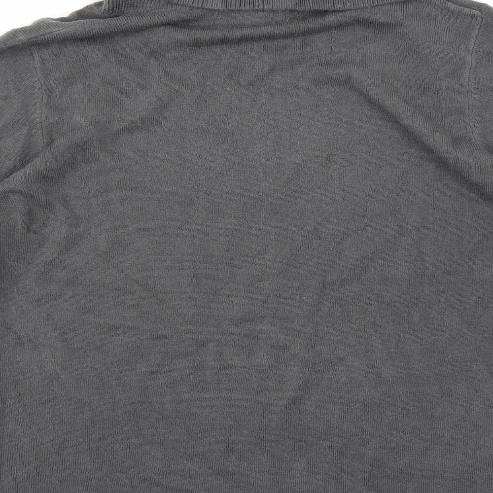 Bassini Womens Grey   Pullover Jumper Size M
