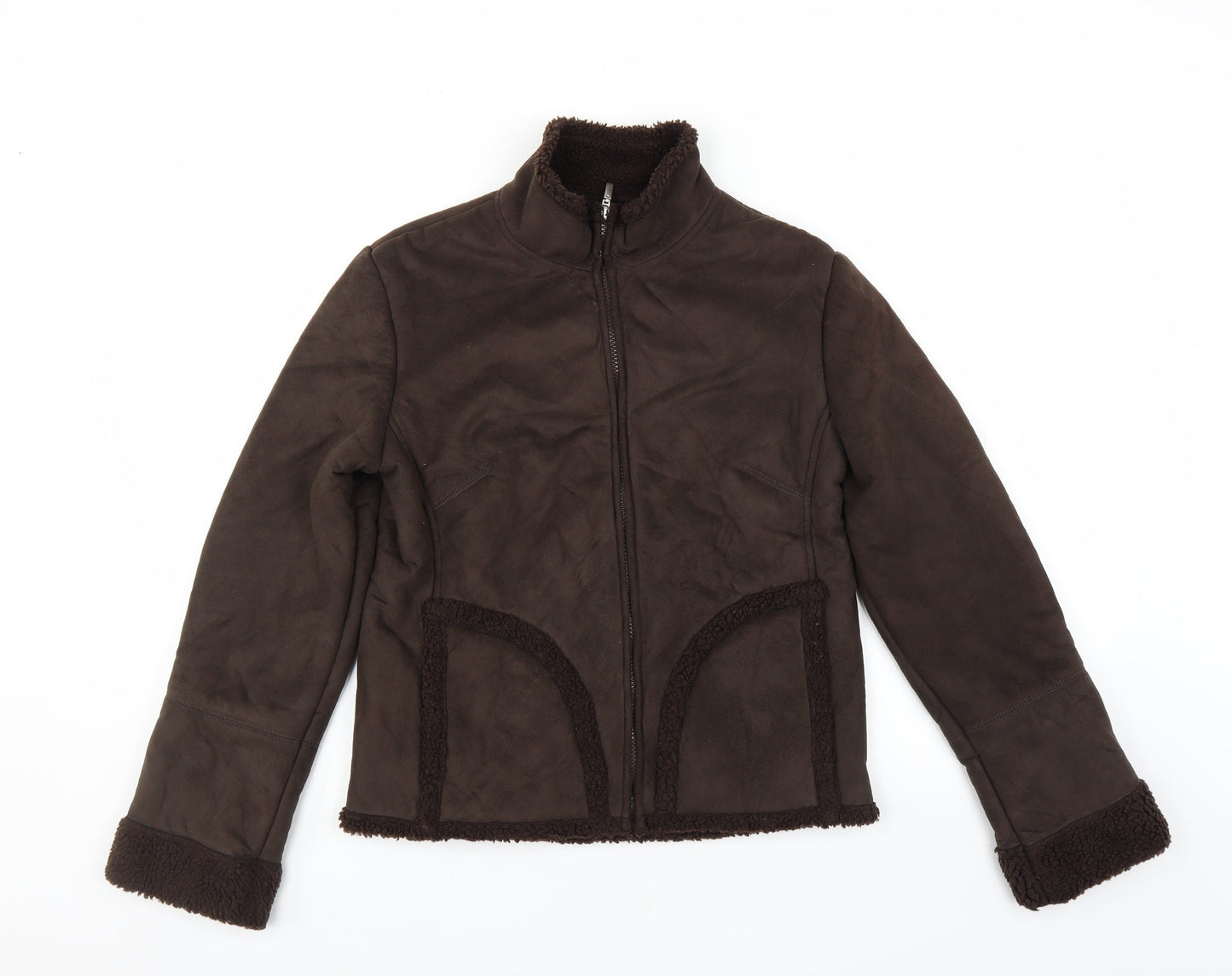 editions Womens Brown   Jacket  Size 10