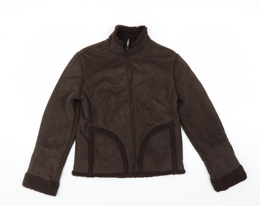 editions Womens Brown   Jacket  Size 10