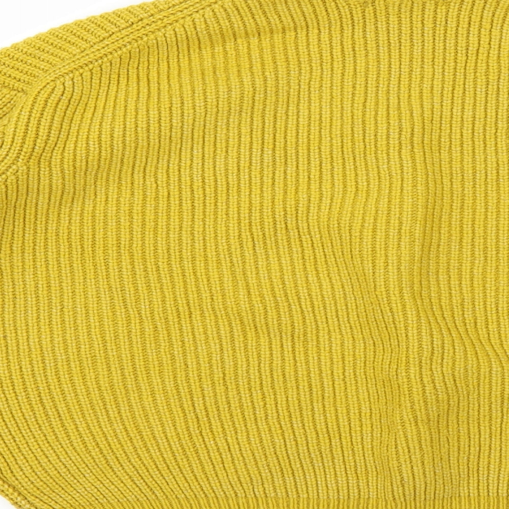 H&M Womens Yellow   Pullover Jumper Size M