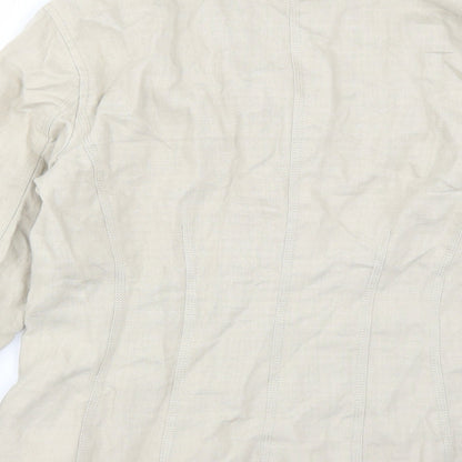 Womens UK Size 14 Antoni & Alison Beige Jacket