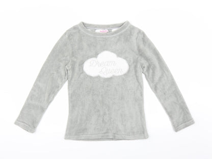 Preworn Womens Grey   Top Pyjama Top Size 8