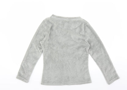 Preworn Womens Grey   Top Pyjama Top Size 8