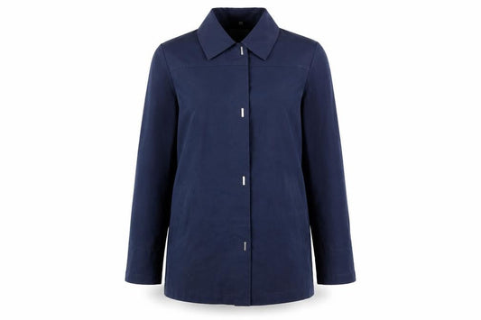 Womens UK Size 10 Eleganze Blue Overcoat