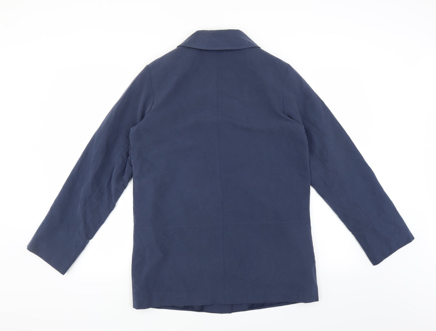 Womens UK Size 10 Eleganze Blue Overcoat