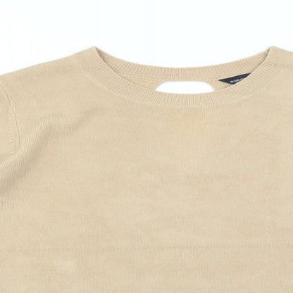 Dorothy Perkins Womens Beige   Pullover Jumper Size 8