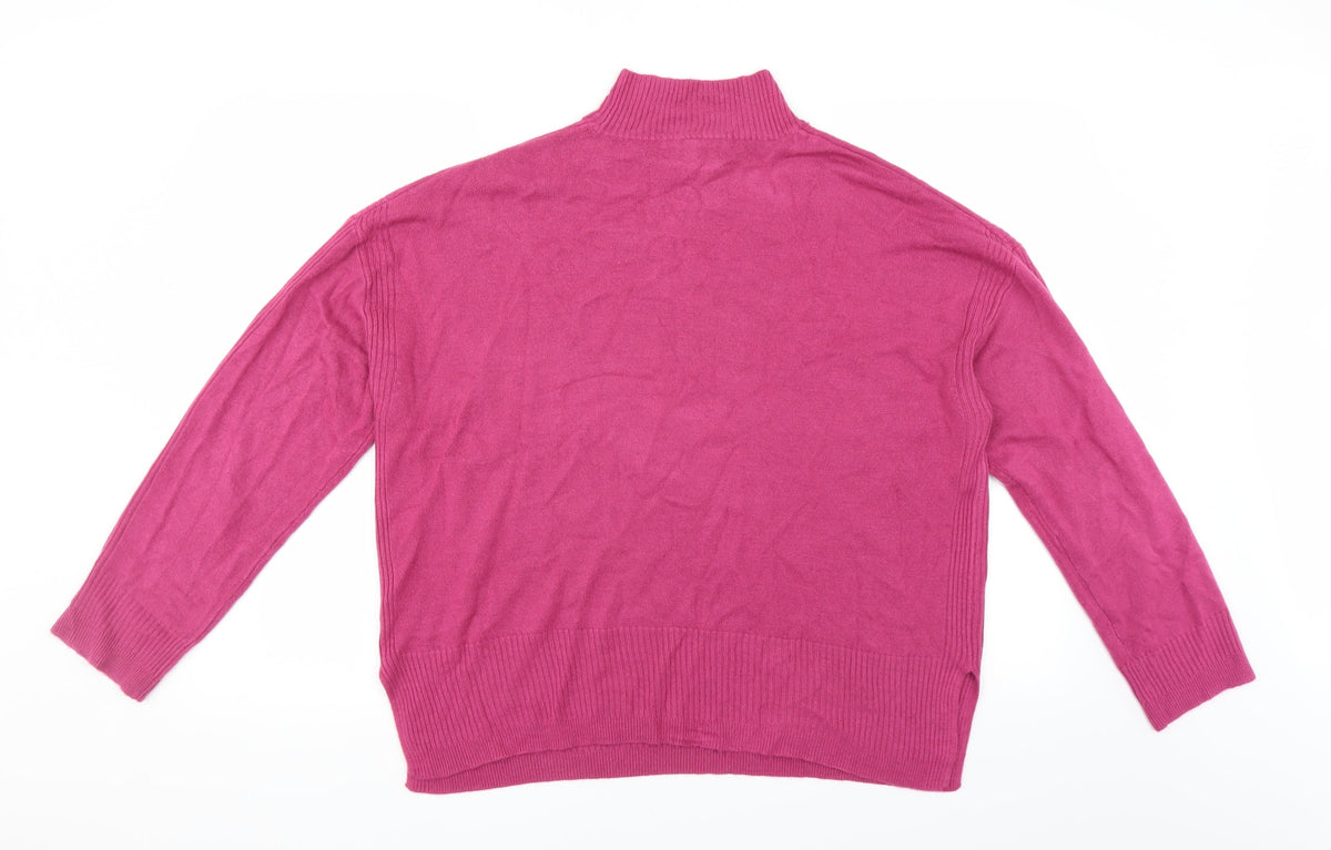 Next Womens Purple   Pullover Jumper Size L